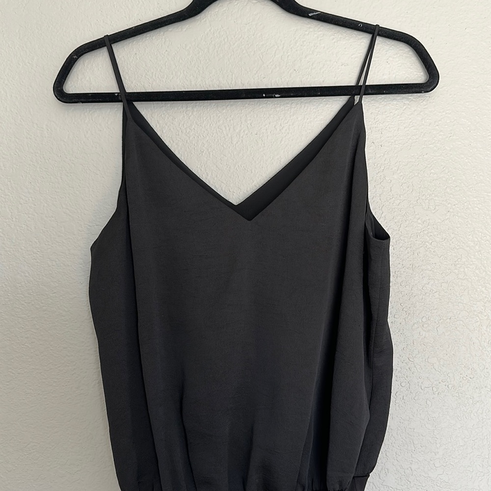 Express silky vneck thong bodysuit